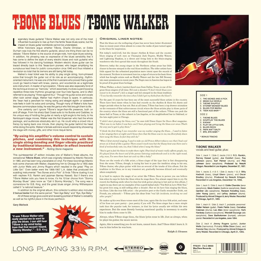 T-BONE WALKER LPレコード　モダンブルースギターの父 ティーボーン・ウォーカー/モダン・ブルース・ギターの父 '42